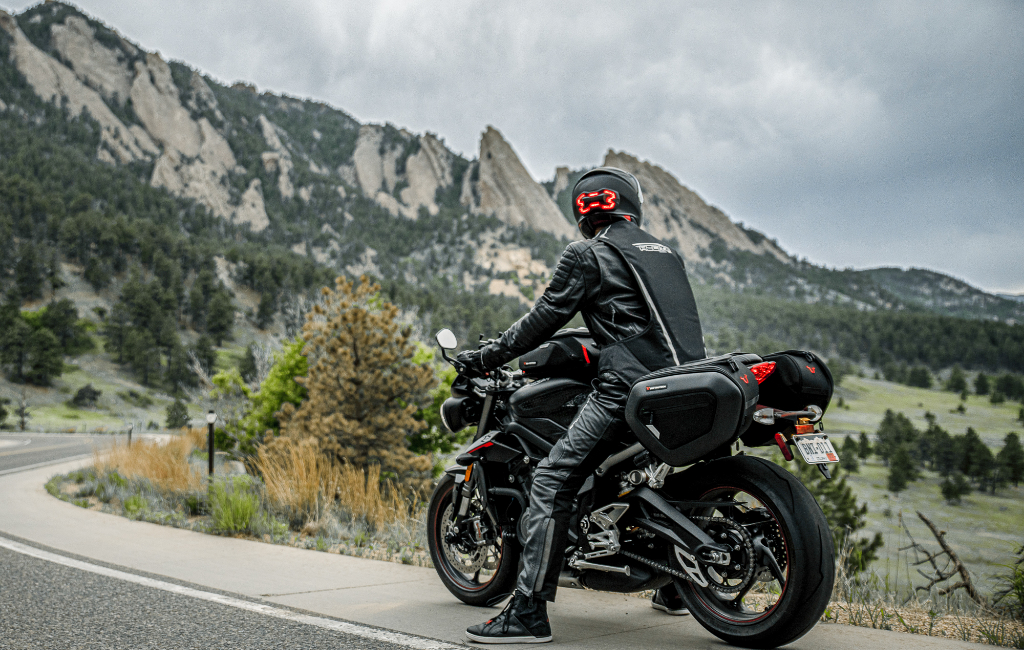 man on motorcycle