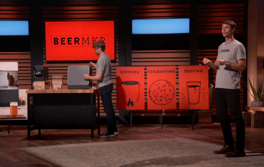 founders of beermkr pitching on shark tank