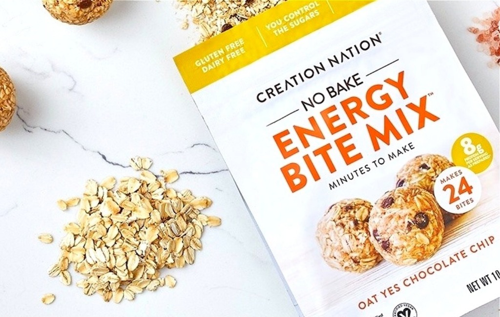 creation nation no-bake protein & energy bite mix