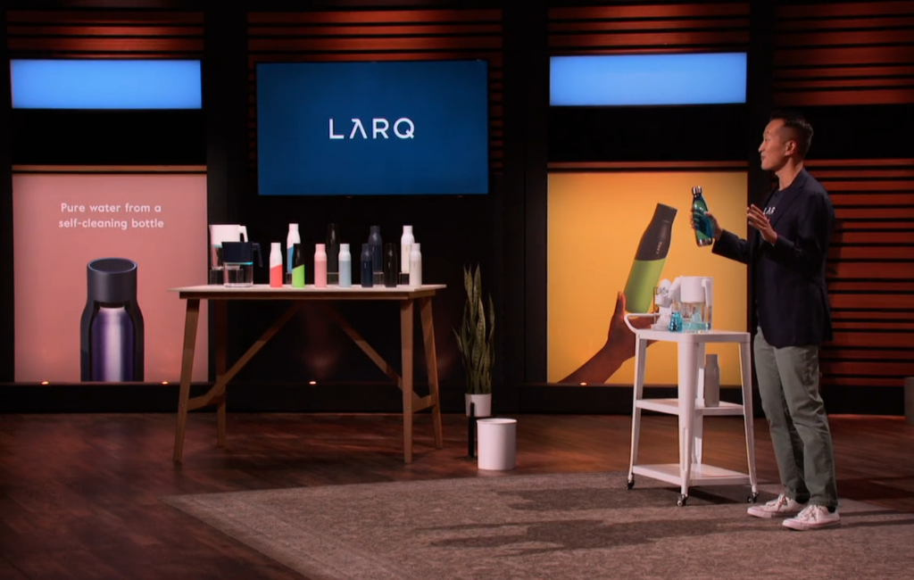 justin wang pitching larq on shark tank