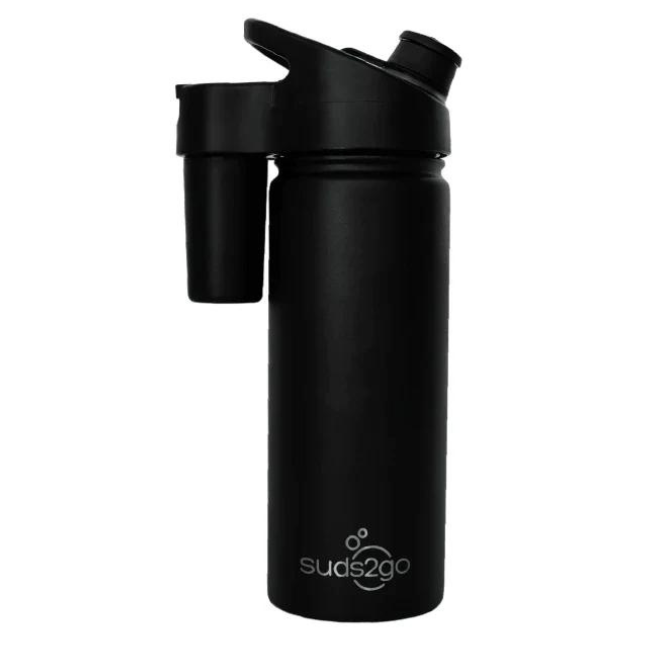 suds2go in black portable hand washing system