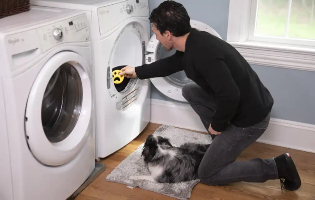 using furzapper pet hair remover in laundry