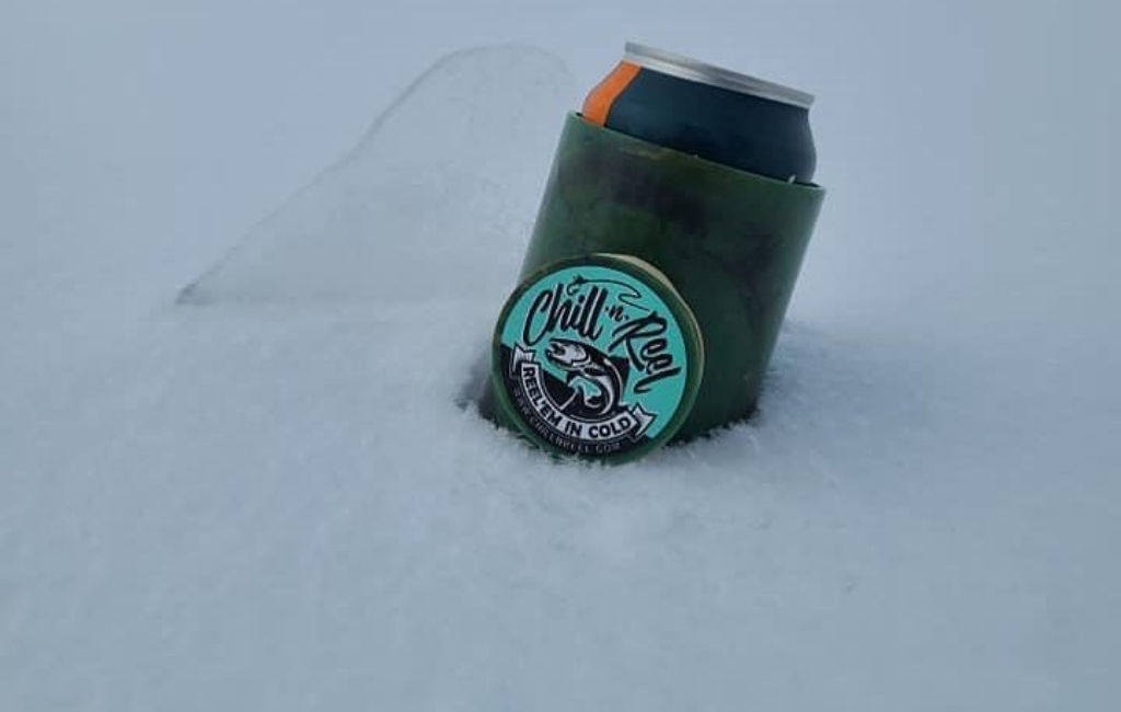 can in the snow