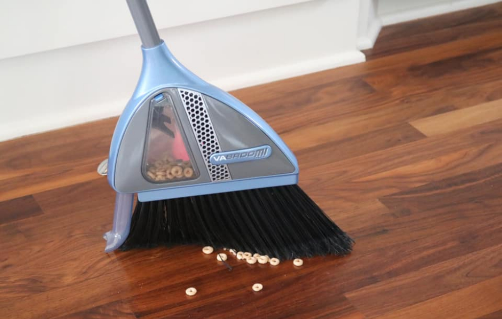 cleaning cereals from floor