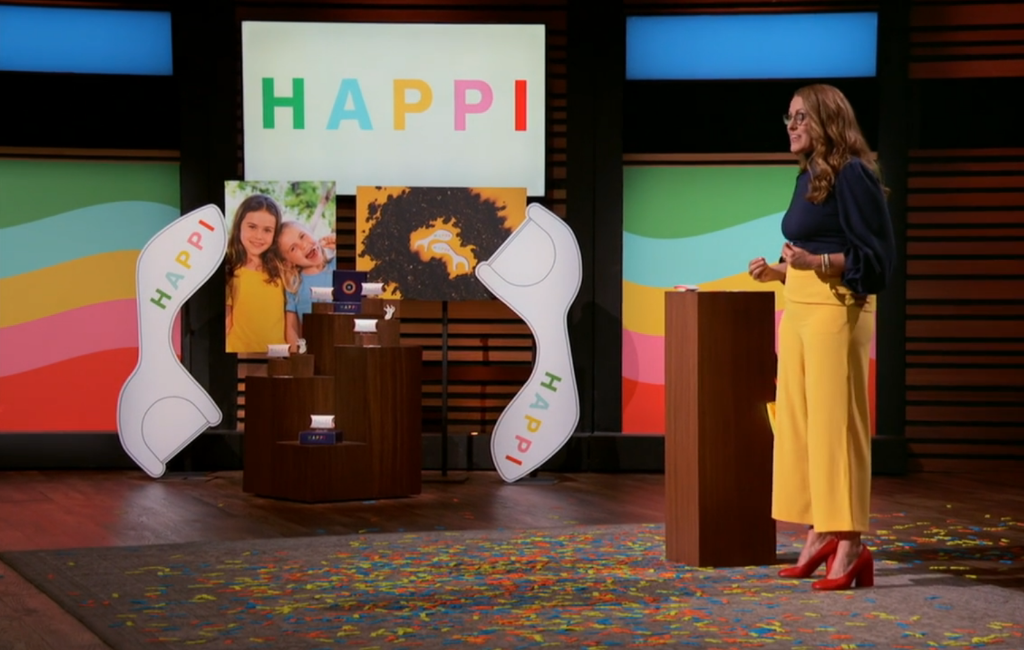 founder of happi floss pitching on shark tank season 14