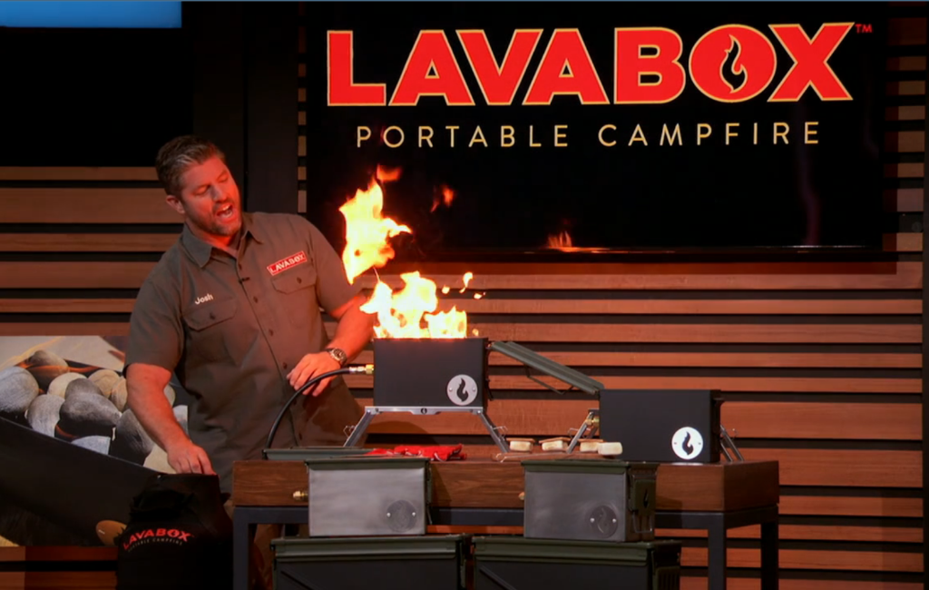 founder of lavabox pitching on shark tank season 14