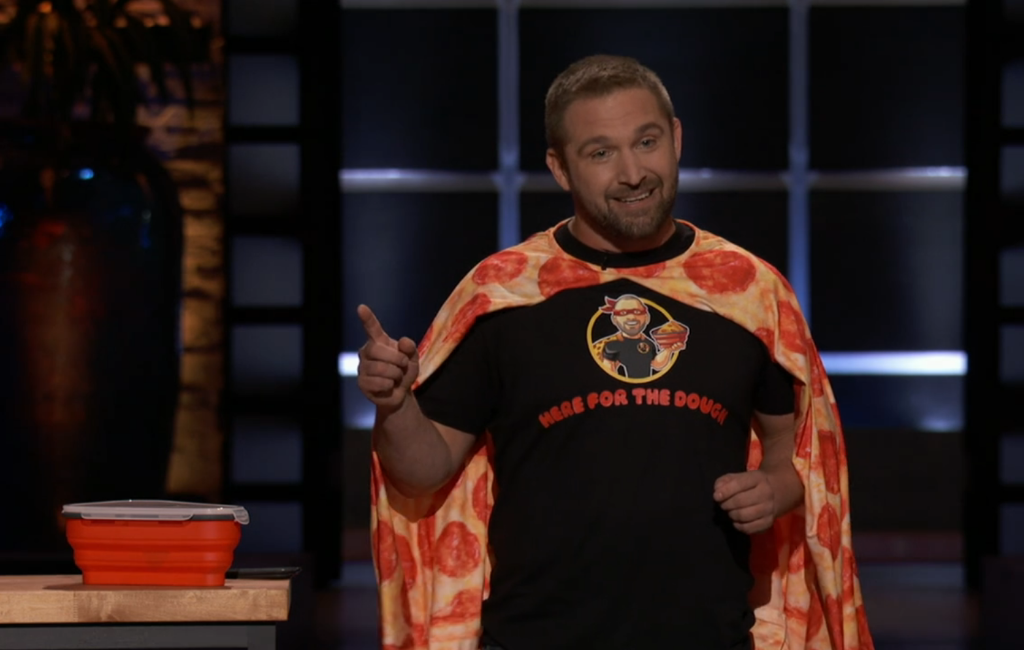 founder of pizza pack pitching on shark tank