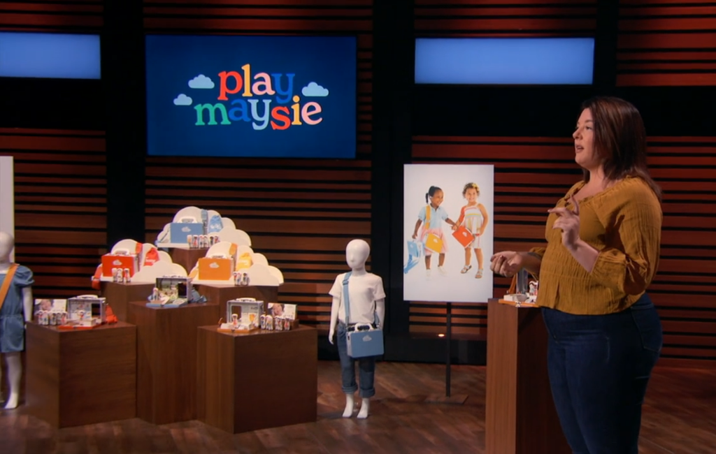 founder of play maysie pitching on shark tank