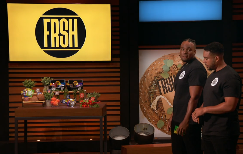 founders of frsh pitching on shark tank