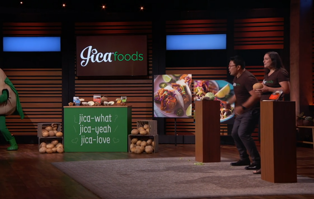 founders of jicafoods pitching on shark tank season 14