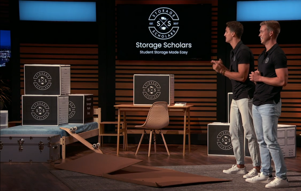 founders of storage scholars on shark tank