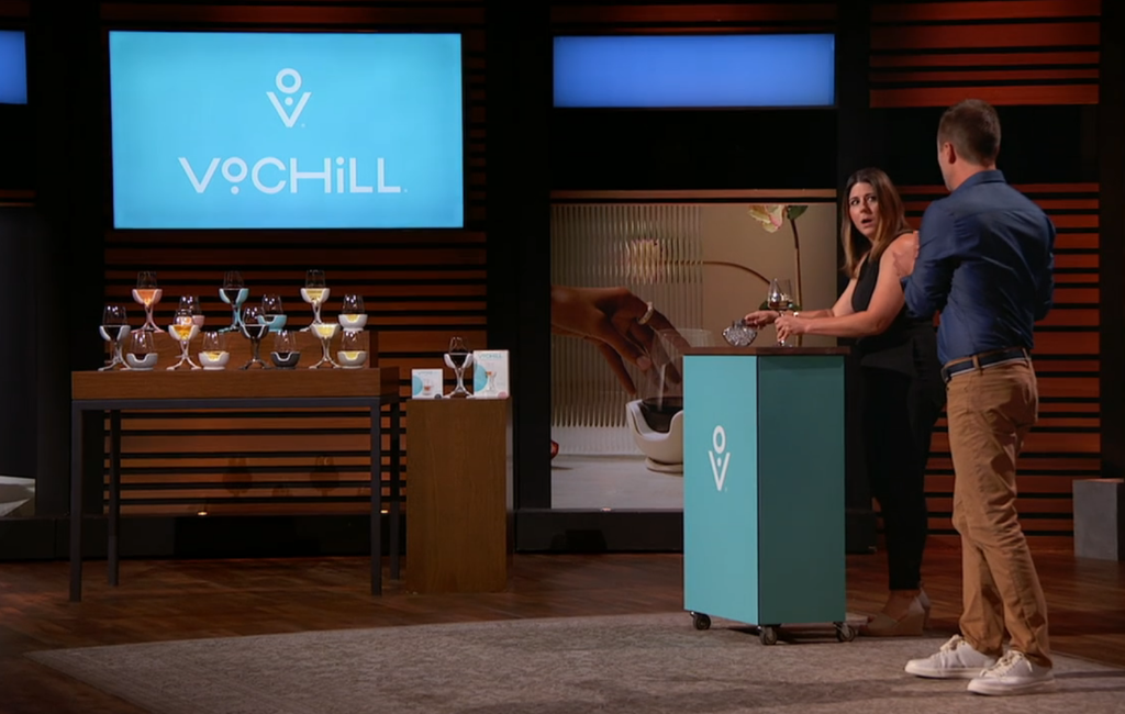 founders of vochill wine chiller pitching on shark tank season 14