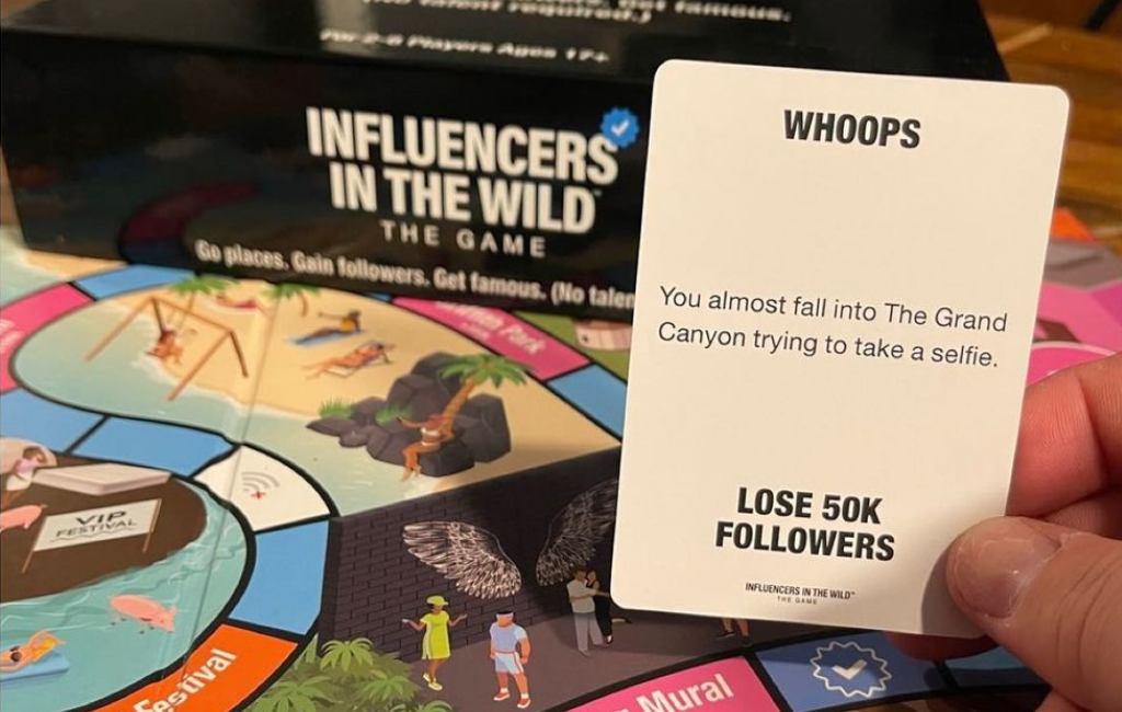 playing influencers in the wild board game