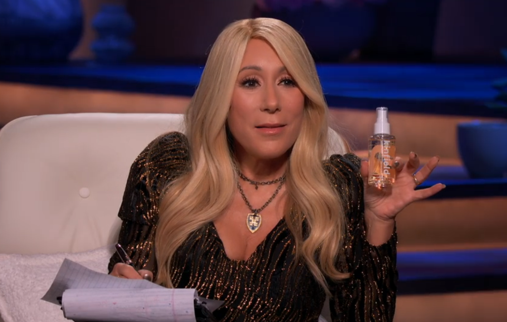 lori greiner holding kinfield skincare