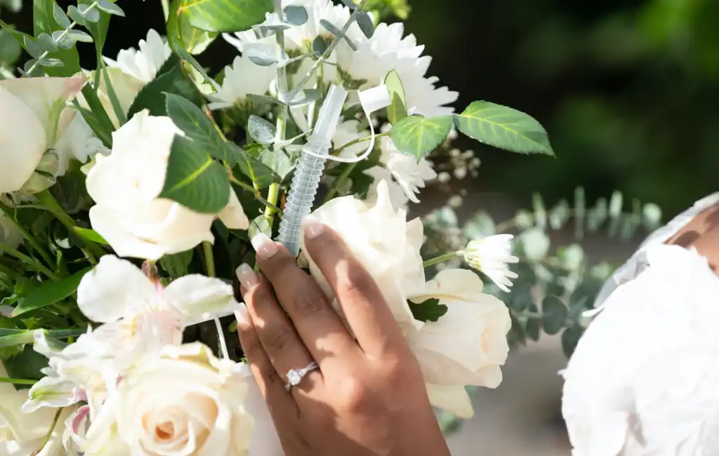 white flowers