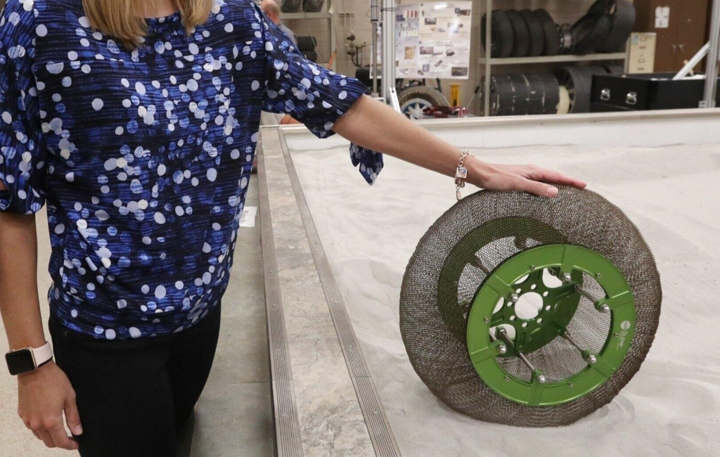 women holding smart tire