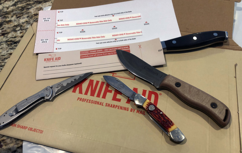 getting the knife aid service by mail