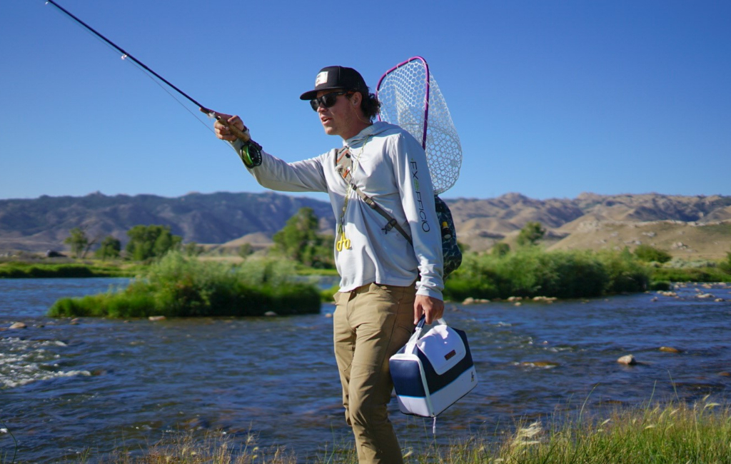 Fisherman on the river