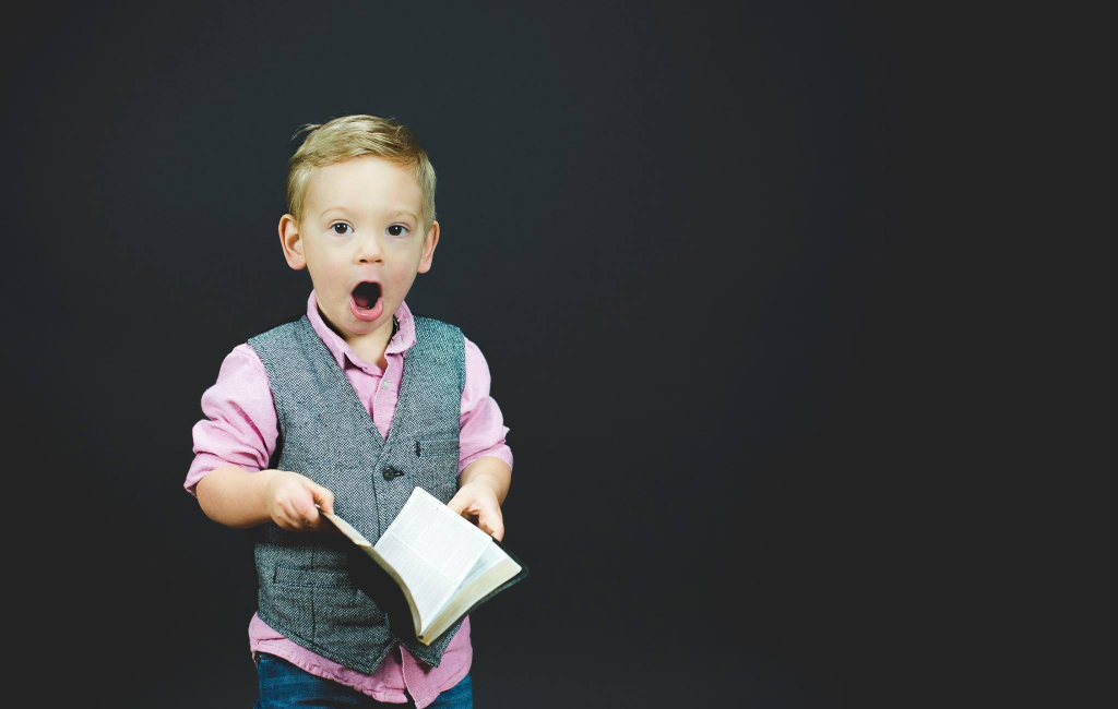 boy with book