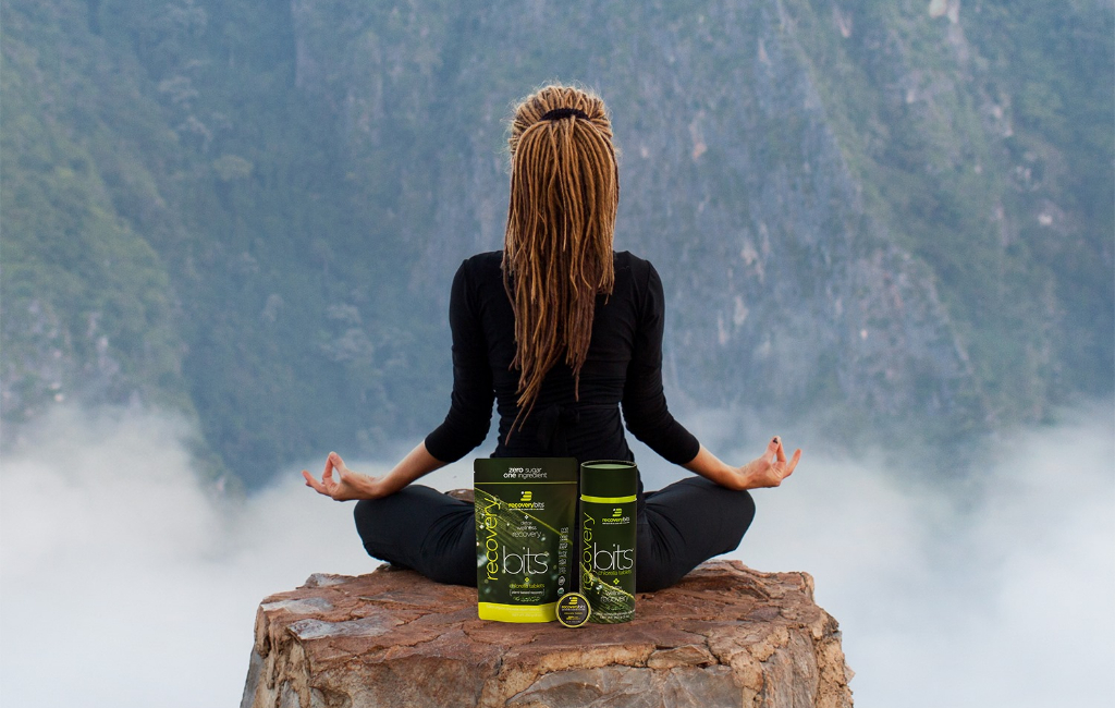 woman meditating