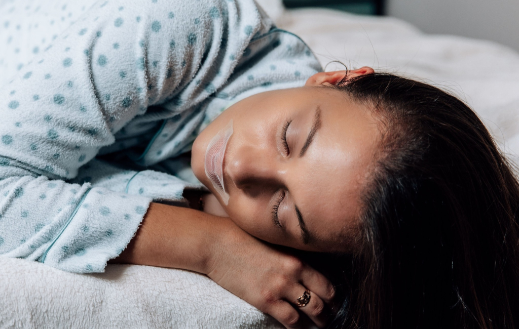 woman sleeping