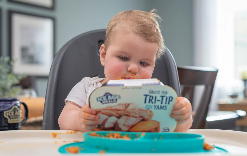 baby with meal