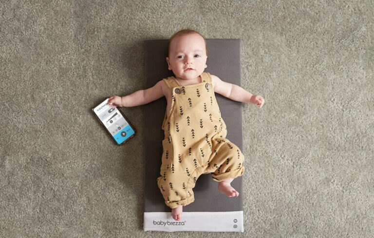 baby on mat