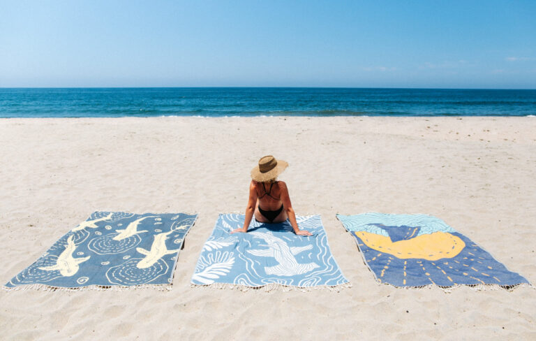 woman on beach