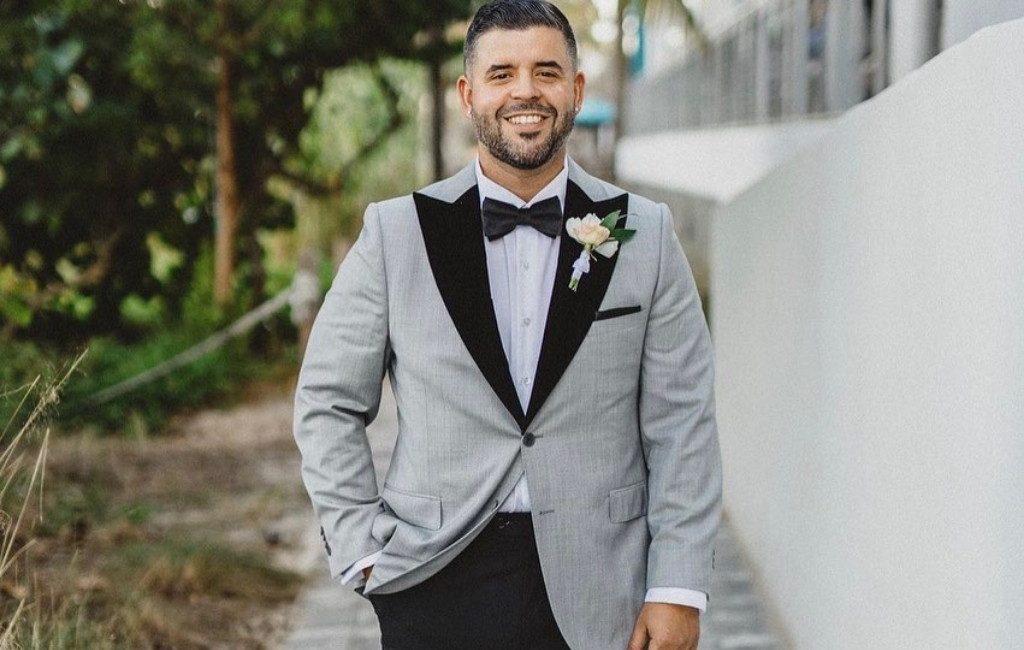 Groom in suit