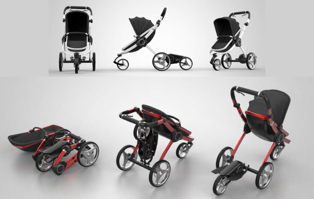 elliptical-stroller-in-different-angles