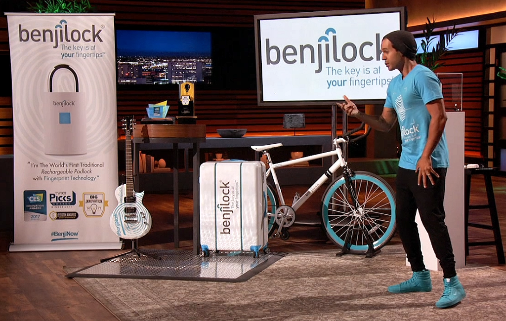 founder-of-benjilock-pitching-on-shark-tank