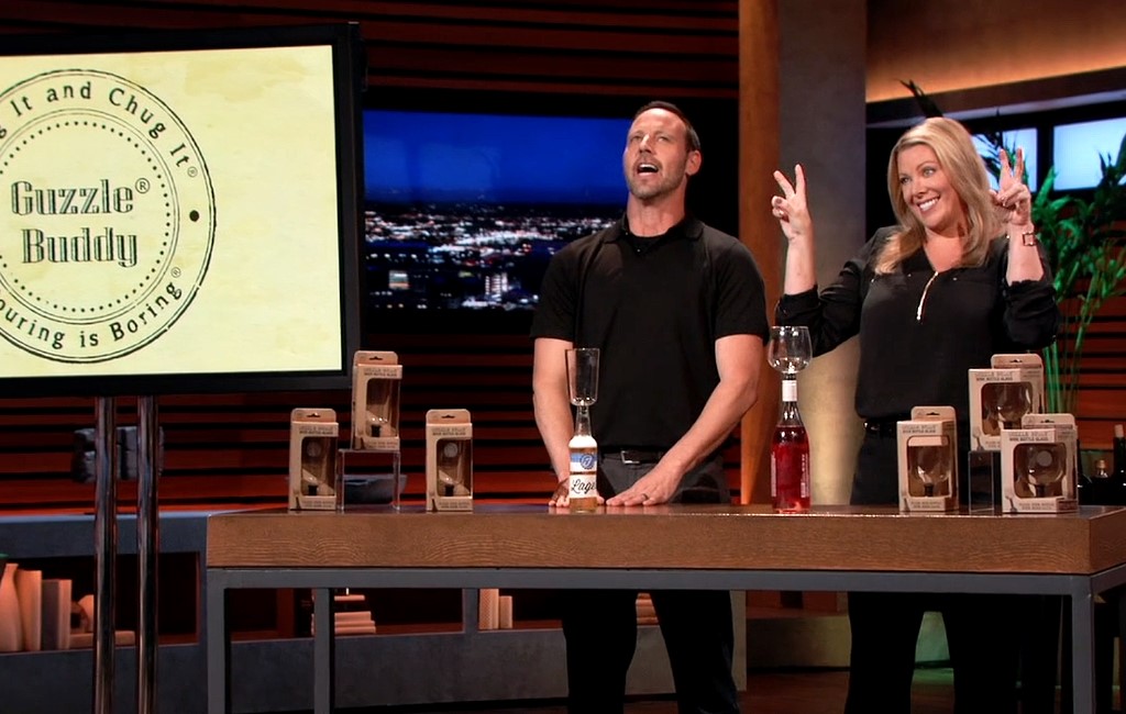 founders-of-guzzle-buddy-pitching-on-shark-tank