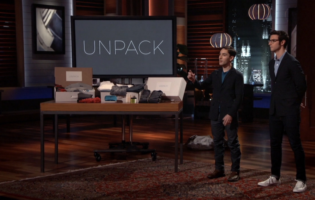 unpack shark tank