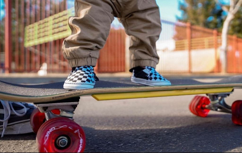 kid on skateboard