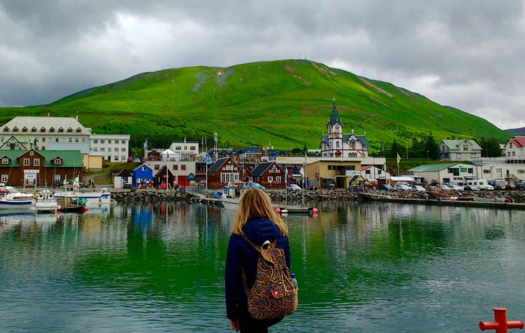 woman enjoying beautiful view