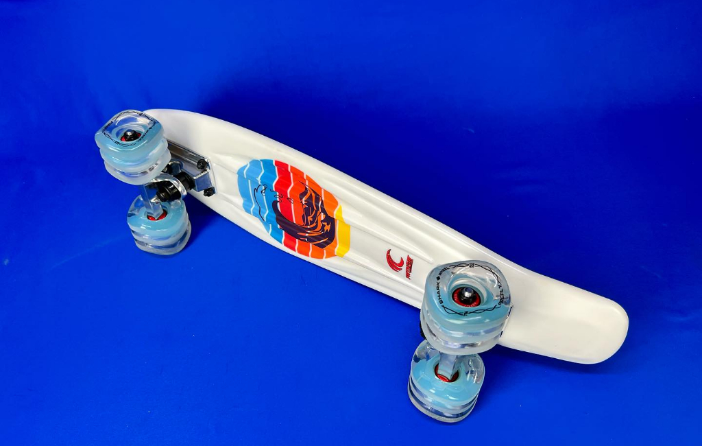 skateboard with shark wheels