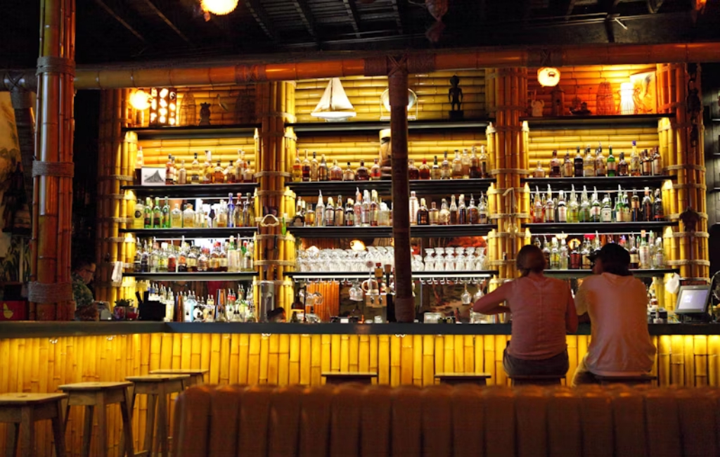 couple sitting at the bar