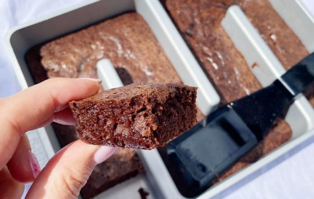 just-baked brownie