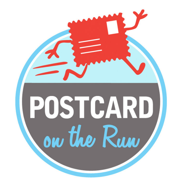 postcard on the run logo