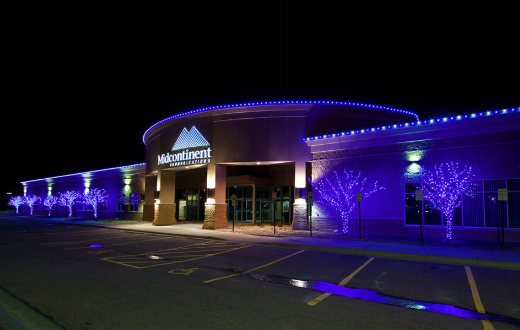 building-decorated-with-lights